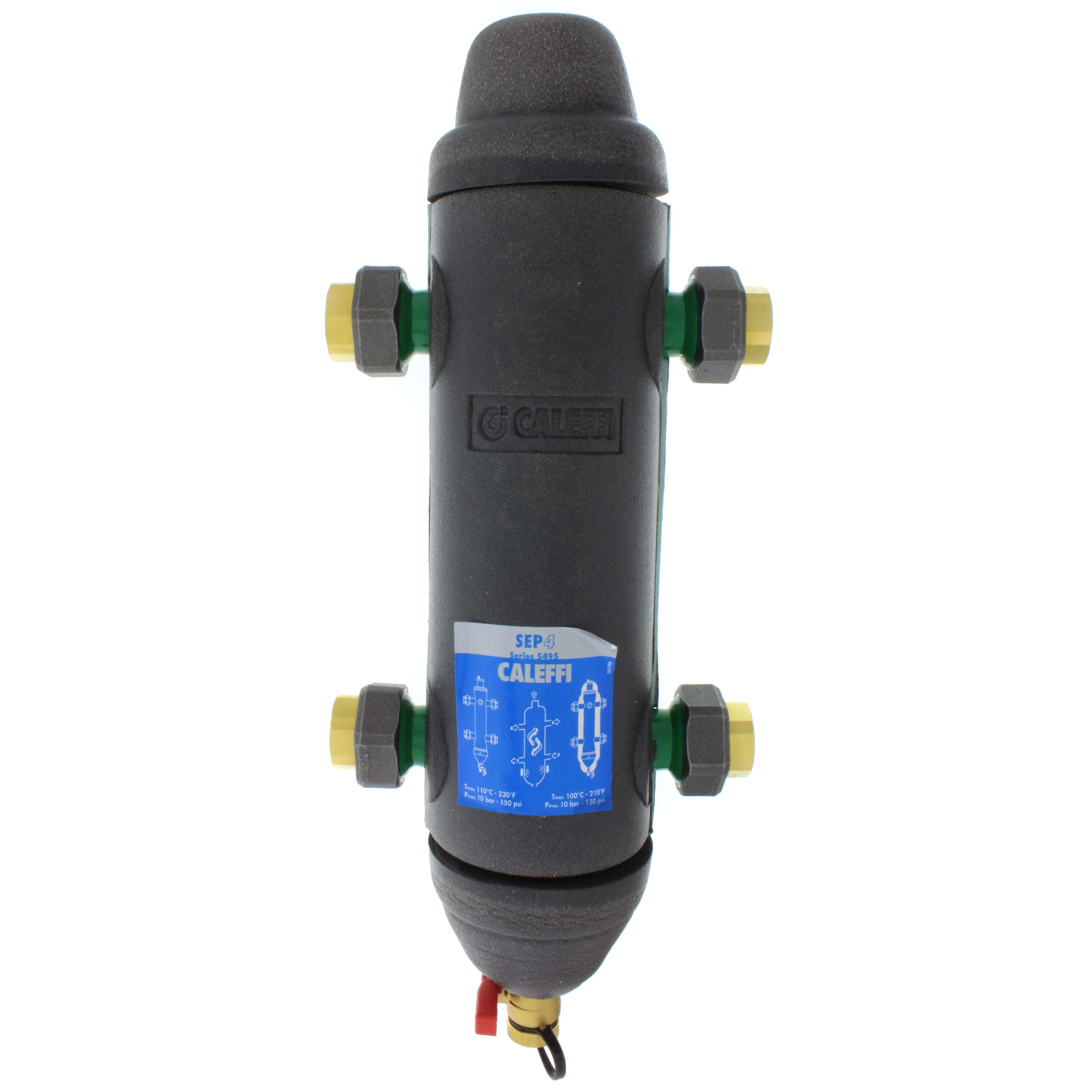 CALEFFI Caleffi 549568A SEP4 4-in-1 air, dirt, hydro & magnet hydraulic separator 1-1/2 inches press NA10796