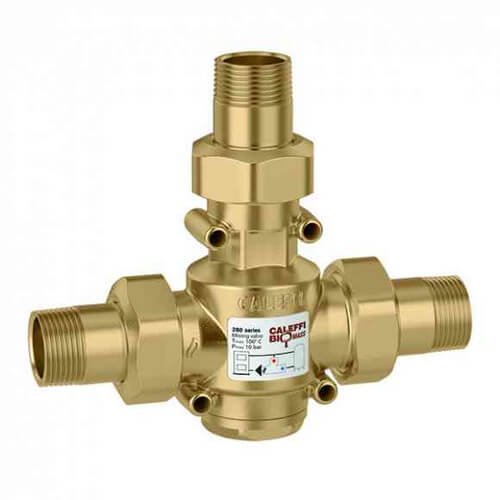 CALEFFI Caleffi 280175A 1-1/4 FIP 130 Deg Mix
