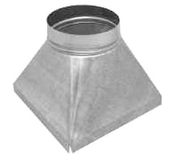 CARRIER Carrier NPDUCFLG002A00 ICP square to round transition 2-5 ton 14 x 16-14 in