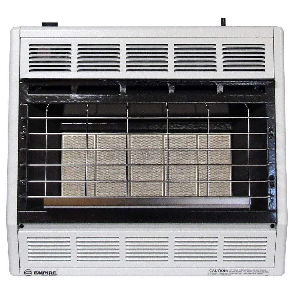 EMPIRE INDUSTRIES Empire SR30WNAT Vent-Free Infrared Heater 30000 BTU 3-Heat Settings