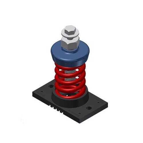 MASON INDUSTRIES Mason Industries SLFH-B-750 1 inches deflection single spring 750 lbs capacity