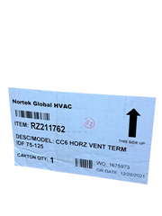 NORTEK GLOBAL HVAC Nortek Global Hvac 211762 Horizontal Vent Kit 30 to 125 MBH