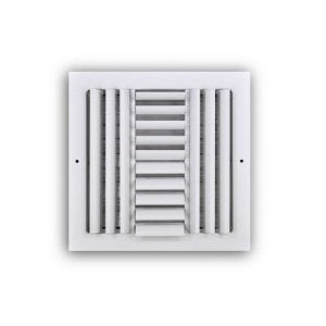 RECTORSEAL Rectorseal A304O10X10 4-way Curved Blade Supply Register 10 x 10 in