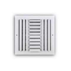 RECTORSEAL Rectorseal A304O10X10 4-way Curved Blade Supply Register 10 x 10 in