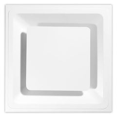 RECTORSEAL Rectorseal HL-1X1-6 High Volume 1x1 T-Bar Plaque Diffuser 6 Inch