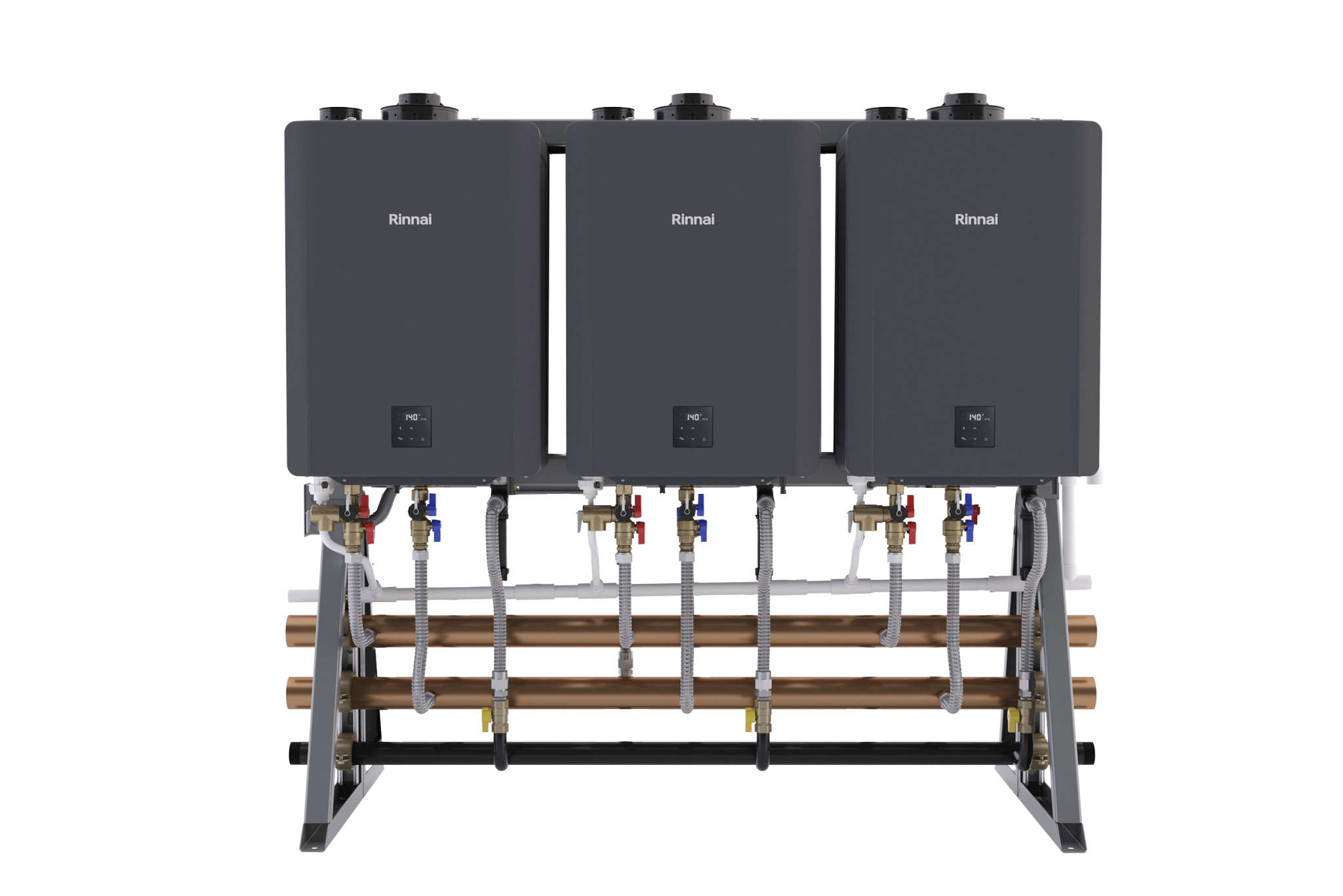 RINNAI Rinnai TRS03ILCXIN commercial freestanding rack systems 597,000 BTU 3-unit