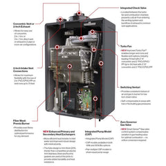 RINNAI Rinnai CX160I SENSEI CX Series Commercial Indoor Tankless Water Heater 160,000 BTU/H without pump
