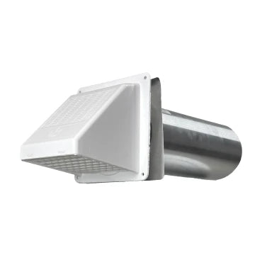 BUILDERS BEST Builders Best 111392 PWM622 Plastic Wide Mouth Hood with Snap-In 1/2-in Grid 4 Inch