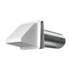 BUILDERS BEST Builders Best 111392 PWM622 Plastic Wide Mouth Hood with Snap-In 1/2-in Grid 4 Inch