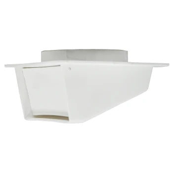 BUILDERS BEST Builders Best 11804 Plastic Eave Vent Exhaust 4 Inch 3 Inch Rigid Aluminum Tail