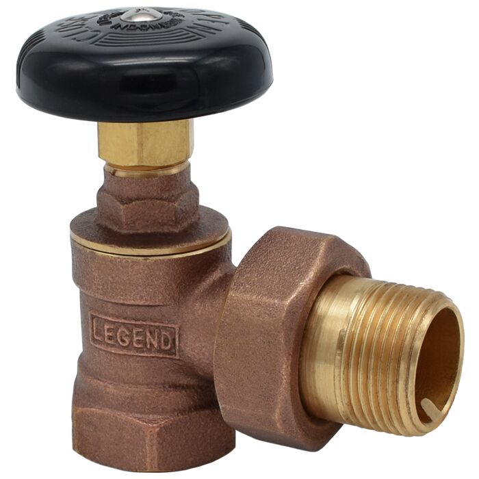 LEGEND VALVE Legend Valve 110-116 T-437 Radiator Valve 1-1/4 Angle
