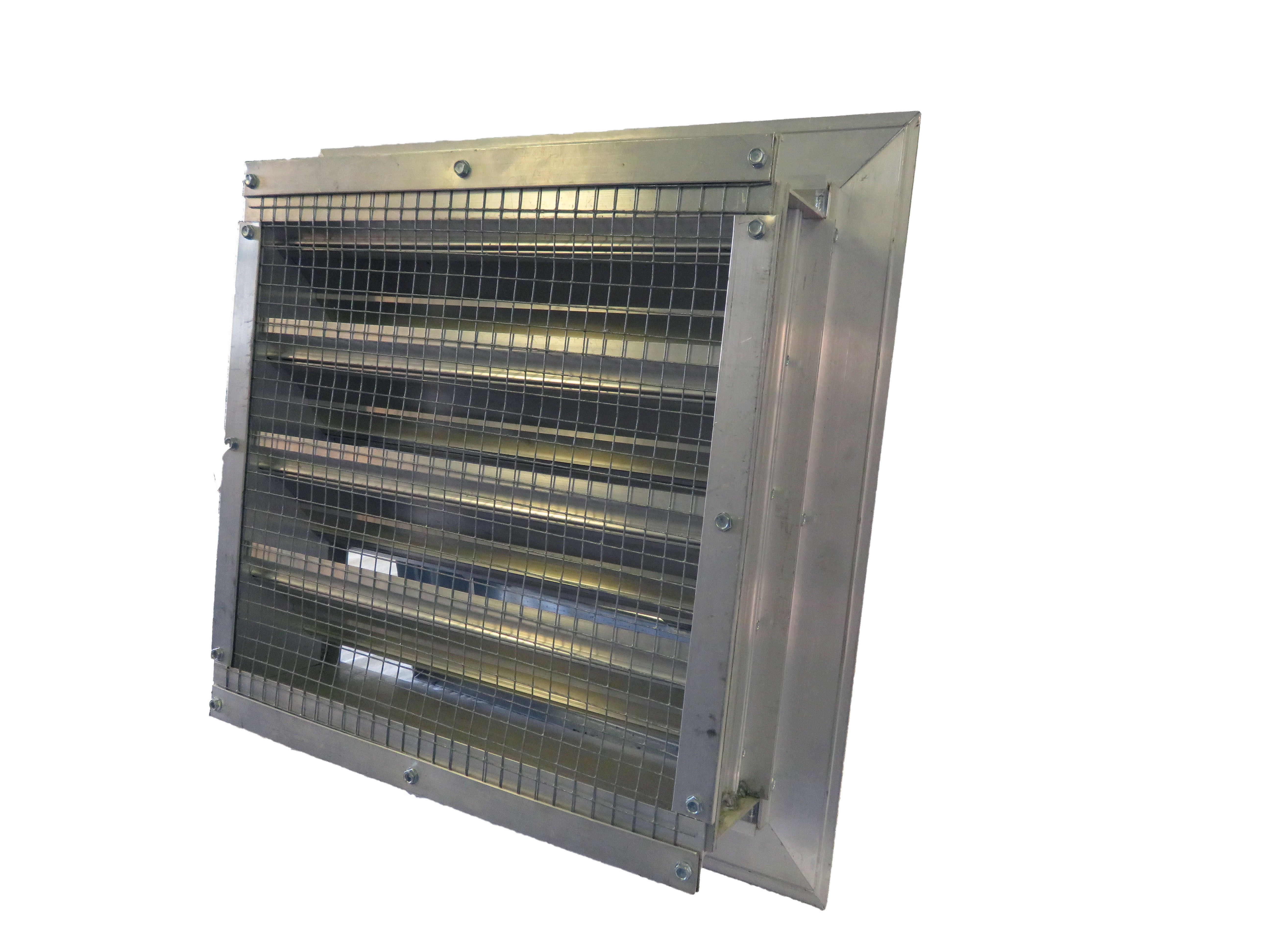 LLOYD INDUSTRIES Lloyd Industries 4DLF33 4 inches drainable 33° flanged louver