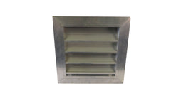 LLOYD INDUSTRIES Lloyd Industries 4DLF33 4 inches drainable 33° flanged louver
