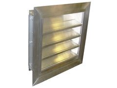 LLOYD INDUSTRIES Lloyd Industries 4DLF33 4 inches drainable 33° flanged louver