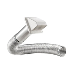 LAMBRO INDUSTRIES Lambro Industries 1375WR Dryer Exhaust Wall Hood Vent Kit 8 Ft.