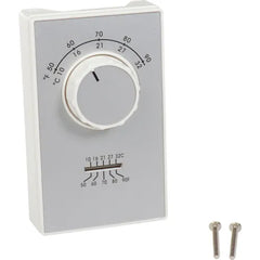 TPI Tpi et9sts single pole wall mounted line voltage thermostat heating only 22a 120-277v