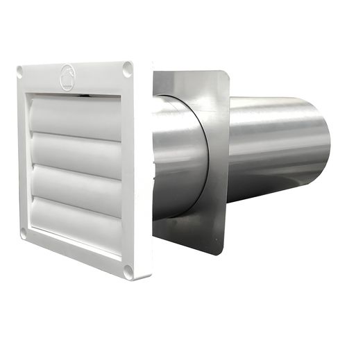 BUILDERS BEST Builders Best 10282 PML320 Plastic Multi Louvered Wall Vent Hood 4 inch