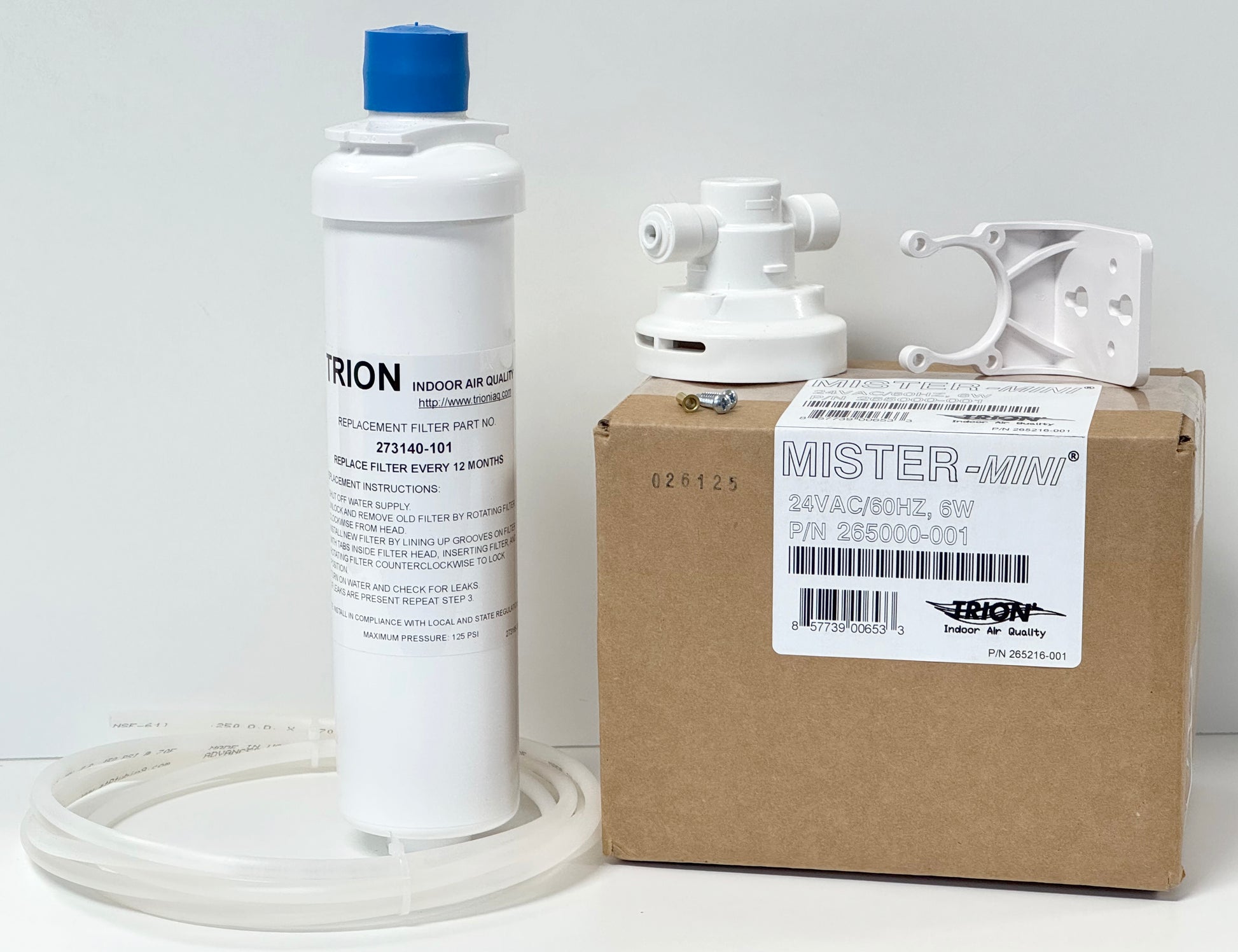 TRION Trion 265000-001-FKIT Mister Mini Whole House Atomizing Humidifier with Water Filter Kit