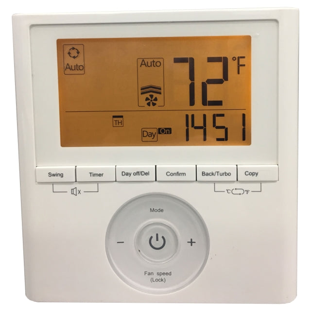 CARRIER Carrier KSACN0401AAA Wired Remote Controller 7 Day Programmable High Wall Ductless Systems