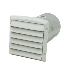 CARRIER Carrier KVAAC0101HOD ventilator accessory exterior intake-exhaust hood for HRV ERV 1 in length 1 in width 1 in height KVAAC0101EXH
