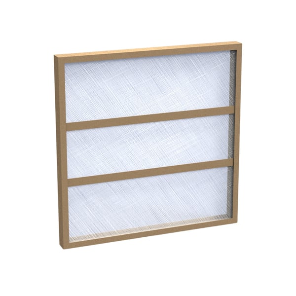 GLASFLOSS Glasfloss 21X21X1 Panel Air Filter