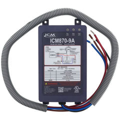 ICM CONTROLS Icm Controls 870-9A Soft Start, Built-in Start Capacitor, Over/Under Voltage Monitoring, Over-Current Protection 9A