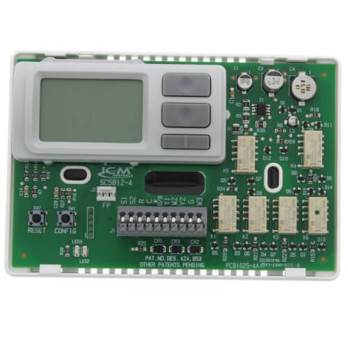 ICM CONTROLS Icm Controls sc5812 programmable thermostat 24vac 5-2 programs, 3 h 2 c
