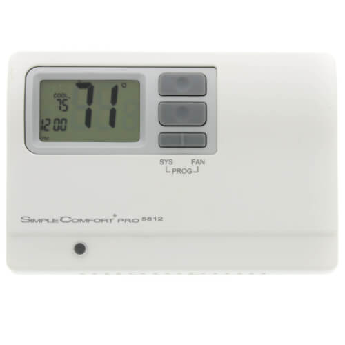ICM CONTROLS Icm Controls sc5812 programmable thermostat 24vac 5-2 programs, 3 h 2 c