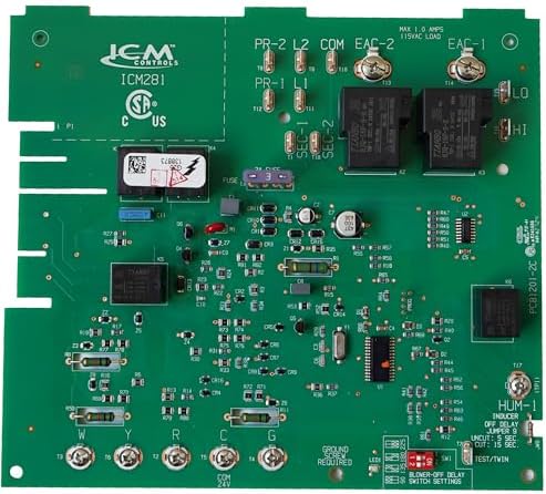 ICM CONTROLS Icm Controls 281 Furnace Control Replacement for Carrier 120 Volts CESO110057, CESO110057-1, CESO110057-2, CESO110048, CESO110020, HH84AA016