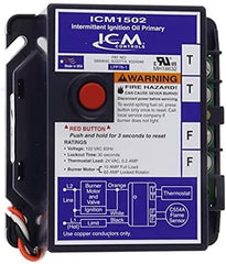 ICM CONTROLS Icm Controls ICM1502 intermittent ignition oil primary control 30 seconds safety timing replacement for R8184G Series Honeywell