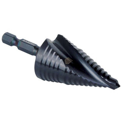 KLEIN TOOLS Klein Tools QRST11 Quick Release Step Drill Bit with Spiral Flute 7/8 to 1-1/8-Inch