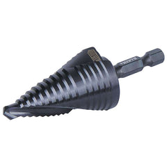 KLEIN TOOLS Klein Tools QRST11 Quick Release Step Drill Bit with Spiral Flute 7/8 to 1-1/8-Inch