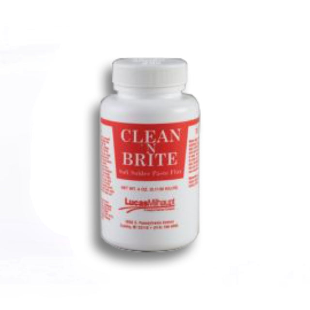 LUCAS-MILHAUPT Lucas-Milhaupt 97020 Flux, Clean 'N Brite 4 oz Jar w/Brush Cap