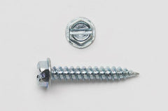 PECO FASTENER Peco Fastener PC8112 Hex Washer Head Slot Sharp Point Tapping Screw #8 (1/4 Hex) x 1-1/2 500 Pack