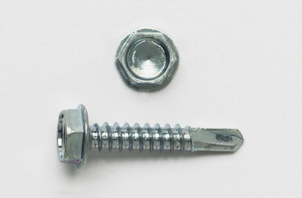 PECO FASTENER Peco Fastener PC1034HT #10 (5/16 Hex) x 3/4 Hex Washer Head Unslot Type 3 Self Drill Screw Jar of 500