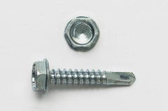 PECO FASTENER Peco Fastener PC1034HT #10 (5/16 Hex) x 3/4 Hex Washer Head Unslot Type 3 Self Drill Screw Jar of 500