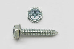 PECO FASTENER Peco Fastener PC102HWH #10 (5/16 Hex) x 2 Hex Washer Head Slot/Phil Combo Tapping Screw 250 Pack