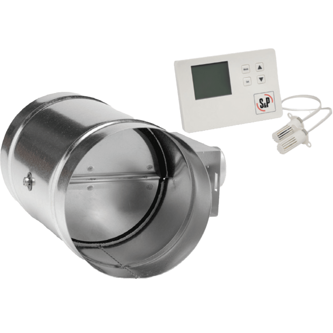 SOLER & PALAU Soler & Palau MD8-ES24VK Fresh Air Motorized Damper & Controller 24V 8-Inch