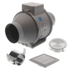 SOLER & PALAU Soler & Palau KIT-TD100X In-line Exhaust Fan Kit 120V 4 inch Duct