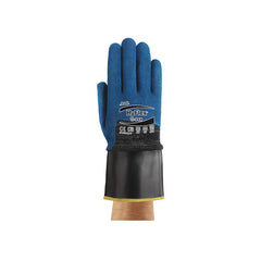 ANSELL Ansell 11948100 HyFlex Gauge 13 Water-Based Polyurethane And Nitrile Palm Coated Work Gloves With Fiber Glass Liner And Safety Cuff Size 10