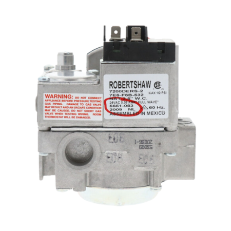 BARD Bard 5651-083bx nat gas valve 1/2 inch x 1/2 inch replaces 5651-083