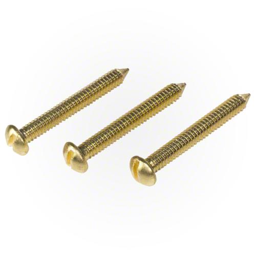 ALADDIN Aladdin 500S brass retaining screws for universal light ring 3 ct.