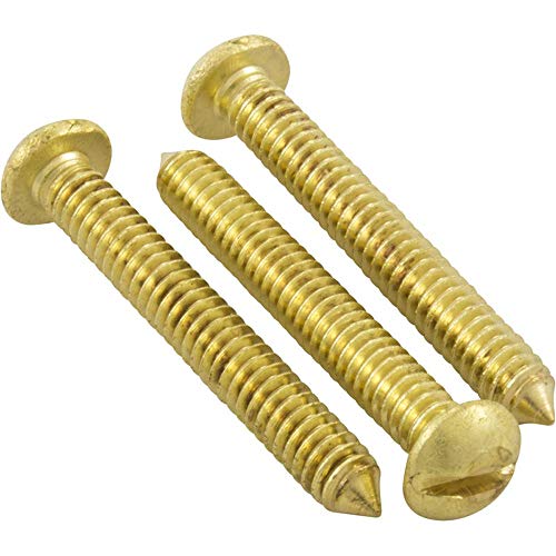 ALADDIN Aladdin 500S brass retaining screws for universal light ring 3 ct.