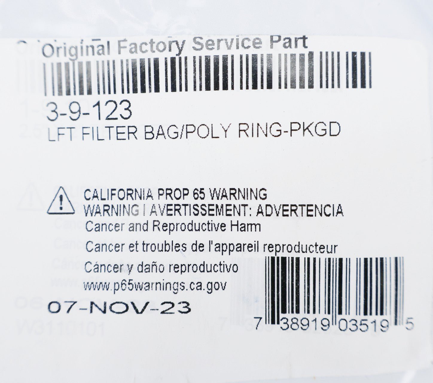 CARETAKER Caretaker 3-9-123 Jandy Leaf-B-Gone Filter Bag Complete with Poly Ring 1 Pack 7.75 Inch Poly Ring