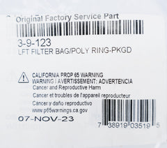 CARETAKER Caretaker 3-9-123 Jandy Leaf-B-Gone Filter Bag Complete with Poly Ring 1 Pack 7.75 Inch Poly Ring
