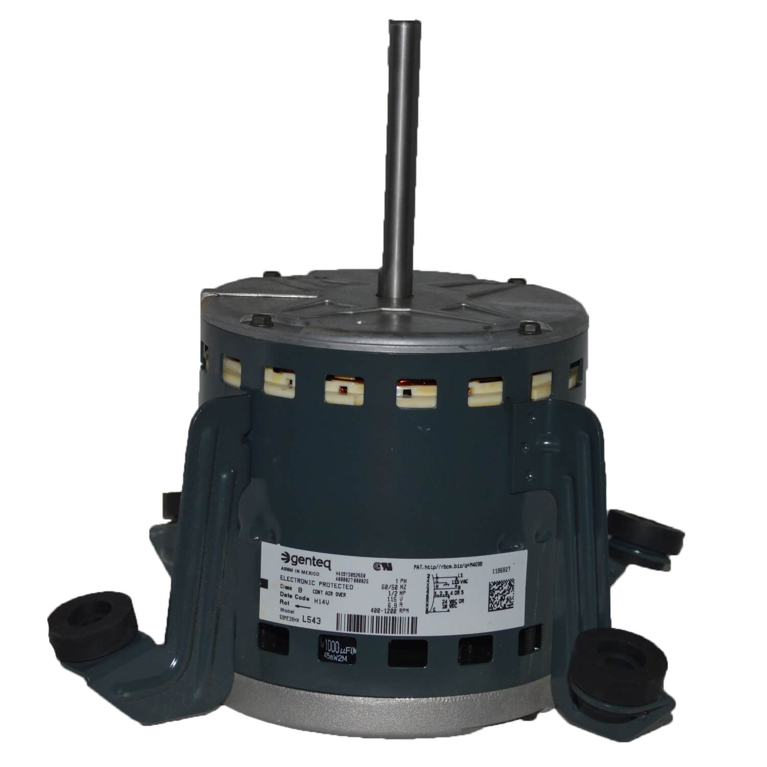 CARRIER Carrier HD44MR124 blower motor 1/2 hp 115v replacement RC6600063