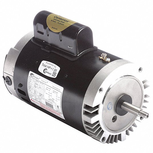 CENTURY MOTORS Century Motors B129 Motor 1.5hp 1-Speed 56Jfr C-Face Thd