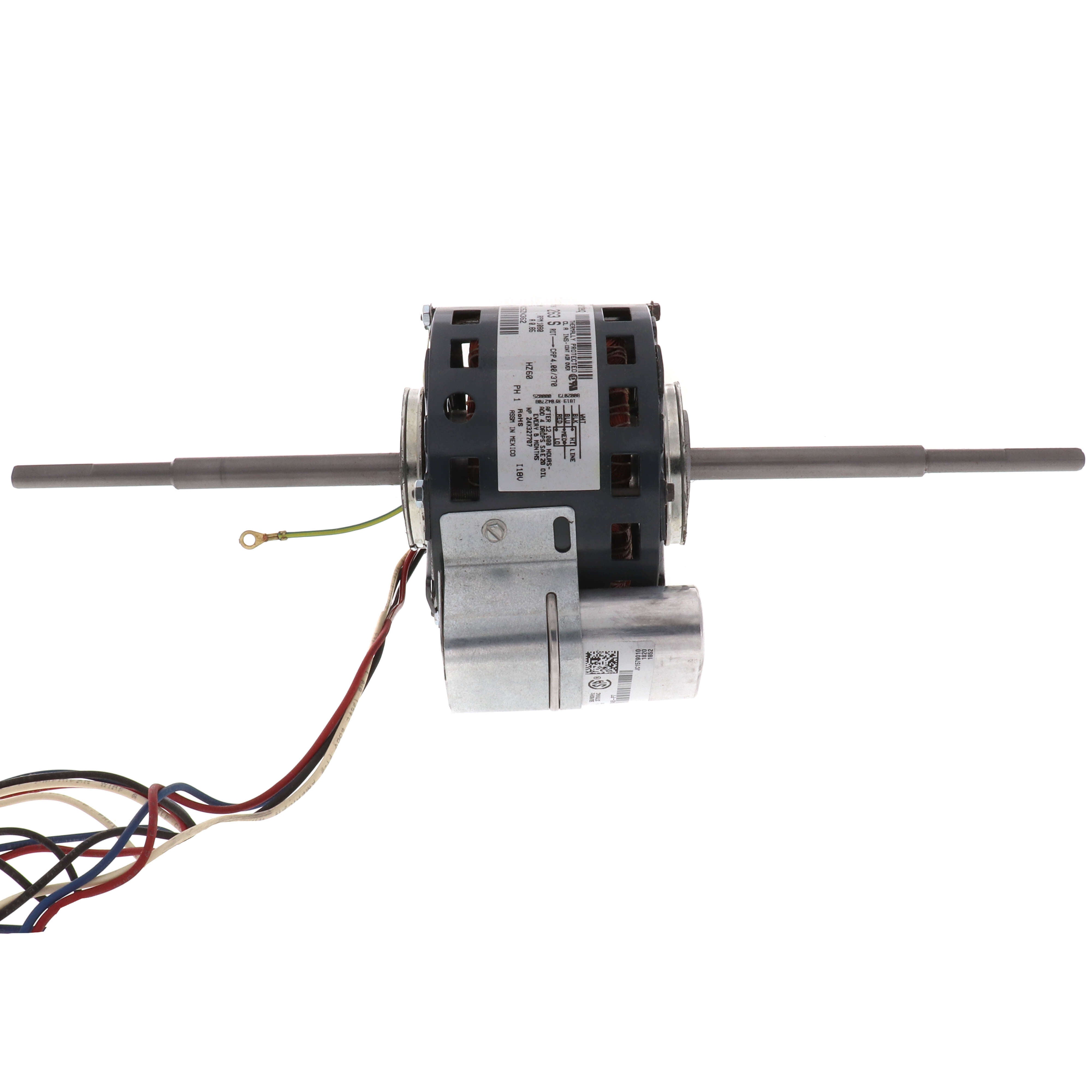 CARRIER Carrier HC25ZN362 Motor ID PSC DS 1/20 hp 115v 1080 rpm 3 speed 1 phase