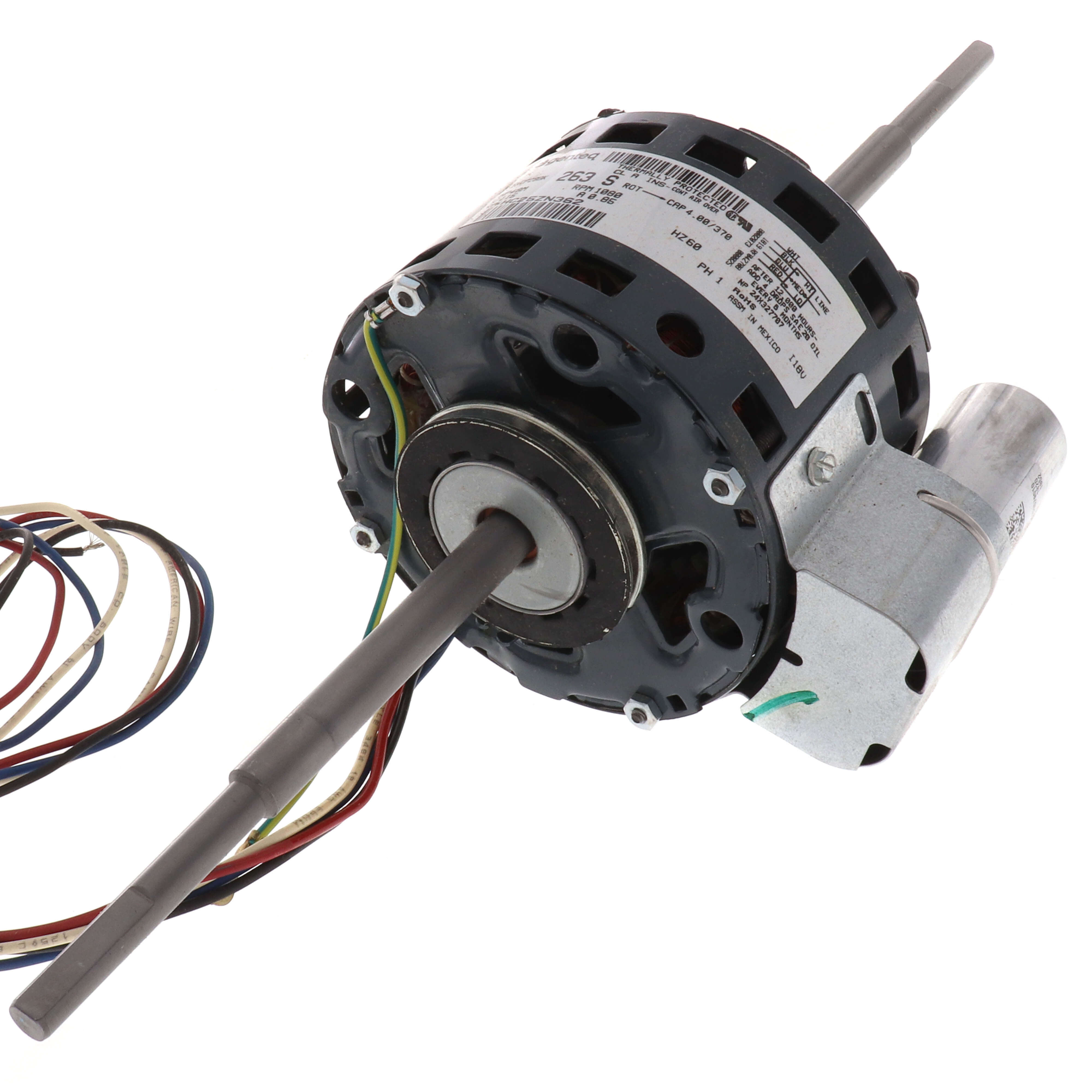 CARRIER Carrier HC25ZN362 Motor ID PSC DS 1/20 hp 115v 1080 rpm 3 speed 1 phase