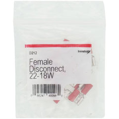 DIVERSITECH Diversitech D212 Disconnect, F 22-18 1/4 in Tab 16 Pack